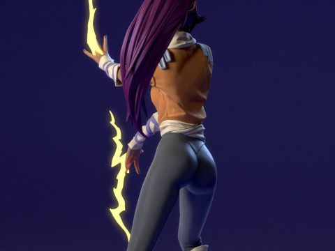 Yoruichi Shihoin 3Dプリントモデル