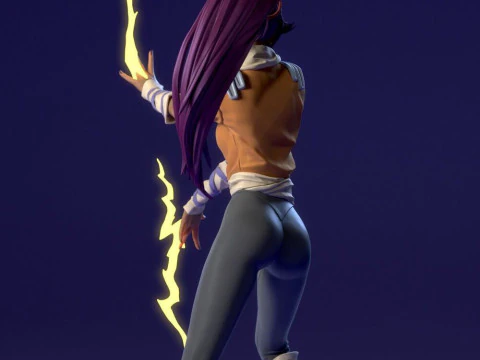 Yoruichi Shihoin 3D Print Model