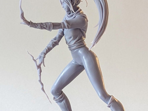 Yoruichi Shihoin 3Dプリントモデル