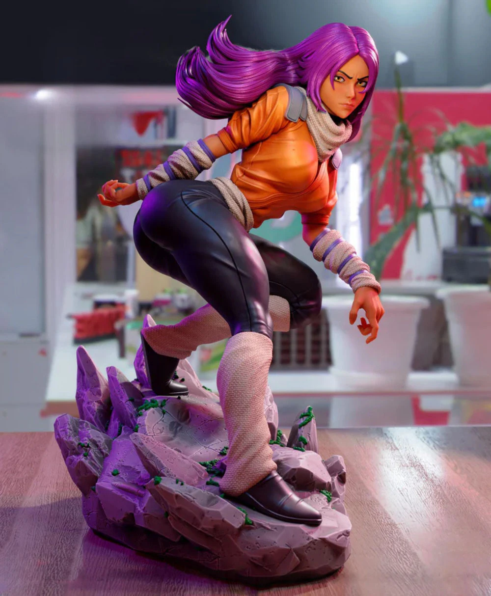 Yoruichi Shihoin - Bleach 3D Print Model .c4d .max .obj .3ds .fbx .stl .blend