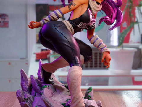 Yoruichi Shihoin - Bleach 3D 프린트 모델