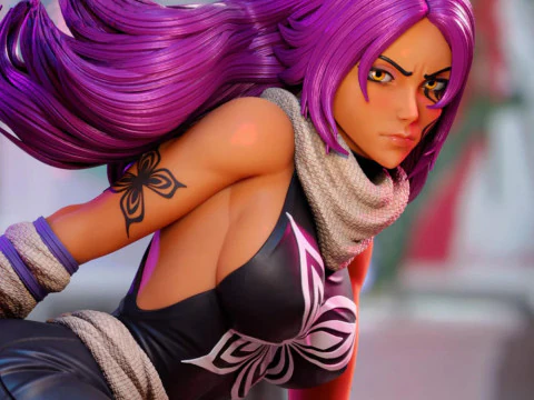 Yoruichi Shihoin - Bleach 3D Print Model