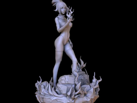 Yoruichi Bleach 3Dプリントモデル