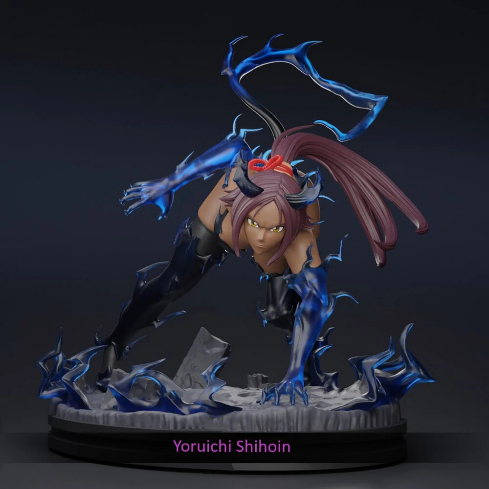 Yoruichi Shihoin from Bleach 3D Print Model .c4d .max .obj .3ds .fbx .stl .blend