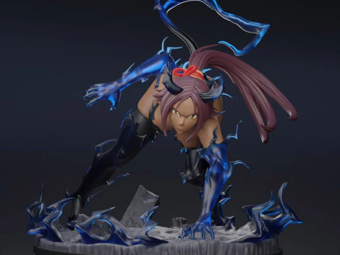 Yoruichi Shihoin from Bleach 3D Print Model