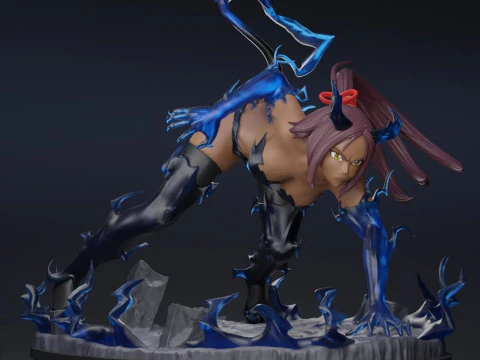 Yoruichi Shihoin from Bleach 3D Print Model