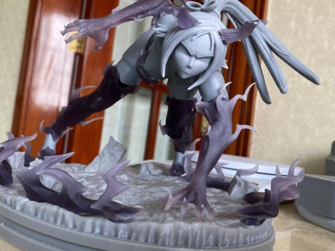 Yoruichi Shihoin from Bleach 3D Принт Модель