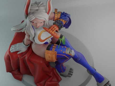 Rumi Ussagiyama 3Dプリントモデル