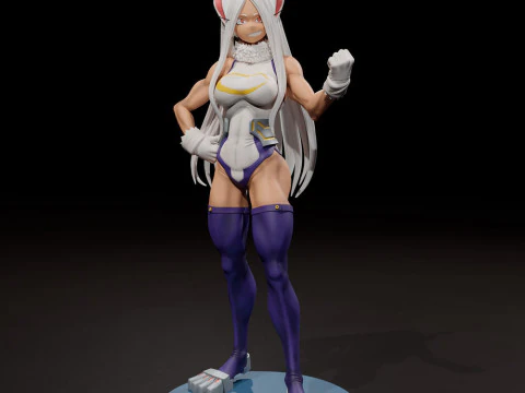 ミルコ・ウサギヤマ・ルミ 3Dプリントモデル