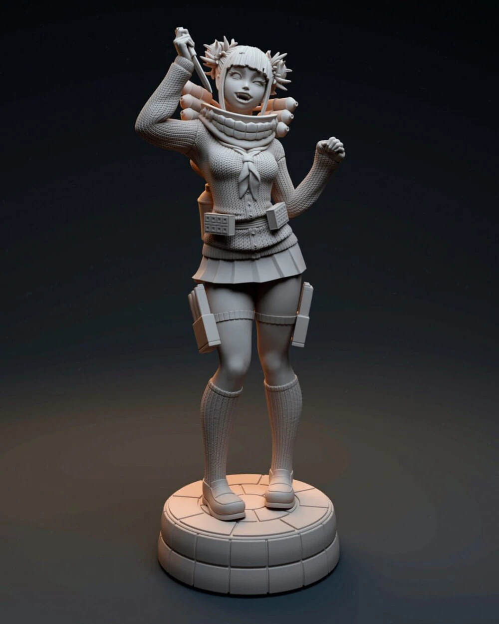 Toga Himiko 3D Print Model .c4d .max .obj .3ds .fbx .stl .blend