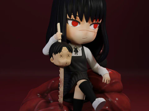 Asa Mitaka Chibi 3D Print Model