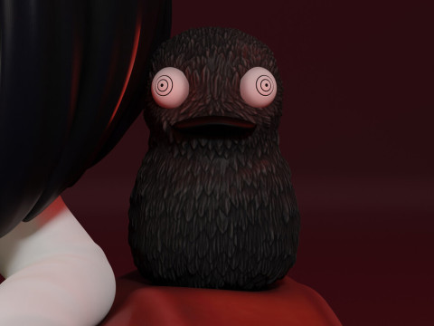Asa Mitaka Chibi Modelo de Impressão 3D