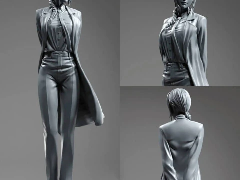 Chainsaw Man Makima 3D Print Model