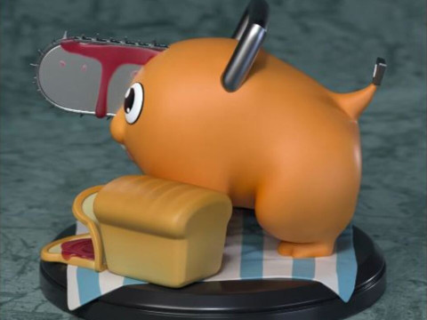 Pochita - Chainsaw Man Modelo de Impressão 3D