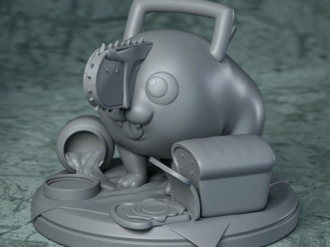 Pochita - Chainsaw Man Modelo de Impressão 3D