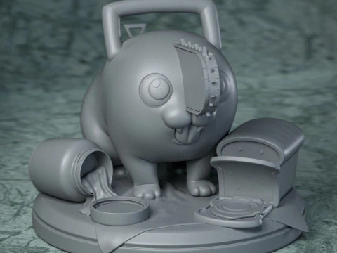 Pochita - Chainsaw Man 3D Print Model