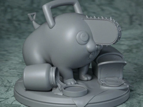 Pochita - Chainsaw Man 3D Print Model