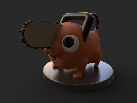 Chainsaw Man Pochita 3D-Druckmodell