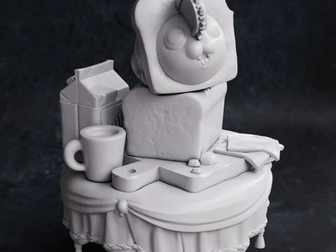 Chibi Pochita 3D Print Model