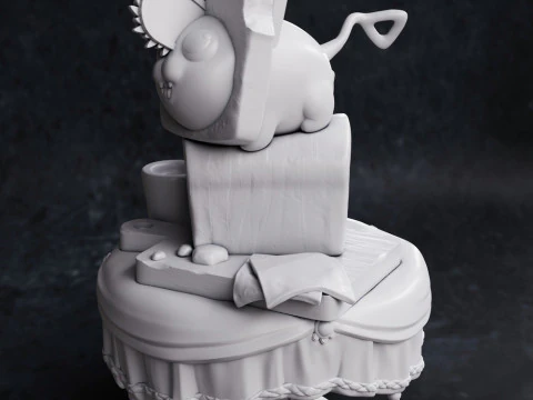 Chibi Pochita 3D Print Model