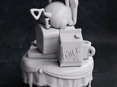 Chibi Pochita 3D Print Model