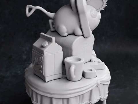 Chibi Pochita 3D Print Model