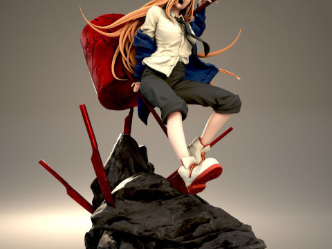 Power from Chainsaw Man 3D Print Model