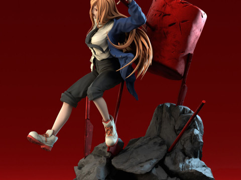 Power from Chainsaw Man Modelo de Impressão 3D