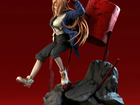 Power from Chainsaw Man 3D Print Model