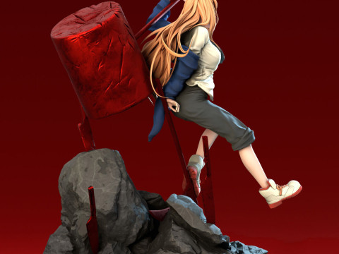 Power from Chainsaw Man Modelo de Impressão 3D