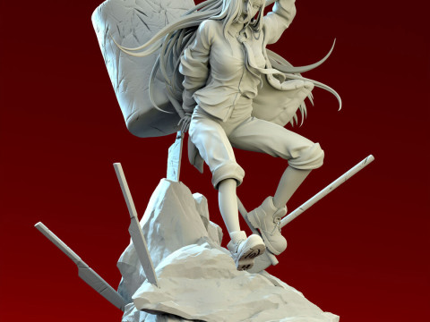 Power from Chainsaw Man Modelo de Impressão 3D