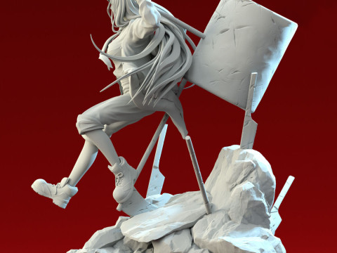 Power from Chainsaw Man Modelo de Impressão 3D