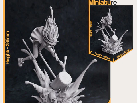 Power - Chainsaw Man 3D Print Model