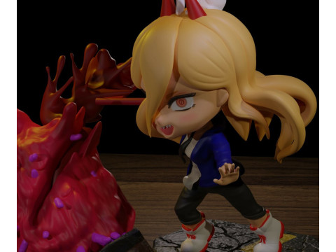 Power Chibi 3D Print Model