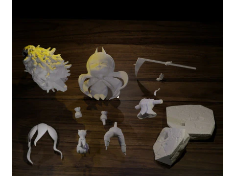 Power Chibi 3D Print Model