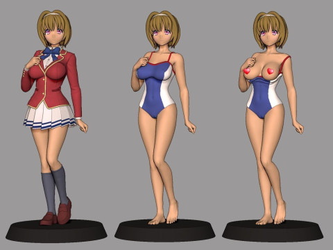 Kikyo Kushida - Classroom Of The Elite 3D Baskı Modeli