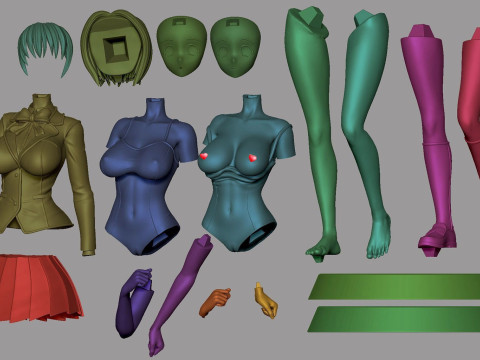 Kikyo Kushida - Classroom Of The Elite 3D Baskı Modeli