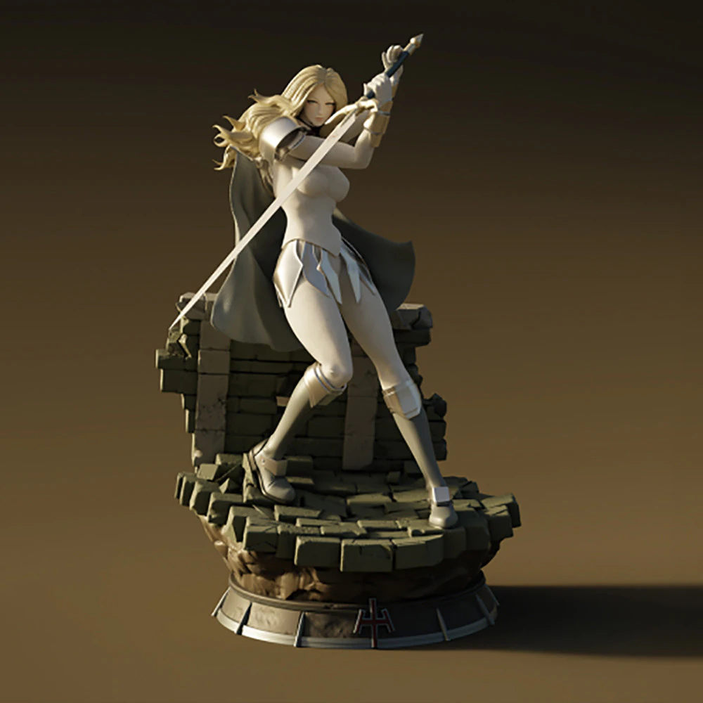 Teresa Claymore 3D Print Model .c4d .max .obj .3ds .fbx .stl .blend 