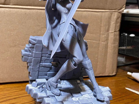 Teresa Claymore 3D Print Model