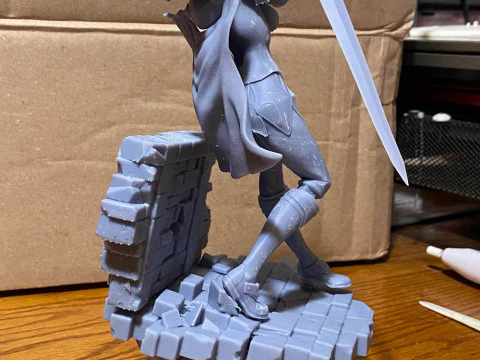 Teresa Claymore 3D Print Model