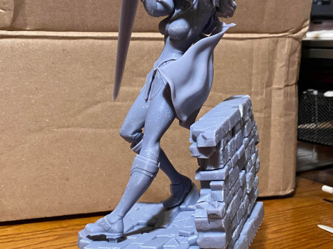 Teresa Claymore Modelo de Impressão 3D