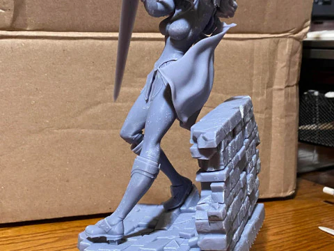 Teresa Claymore 3D Print Model