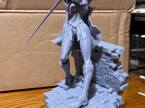 Teresa Claymore 3D Print Model