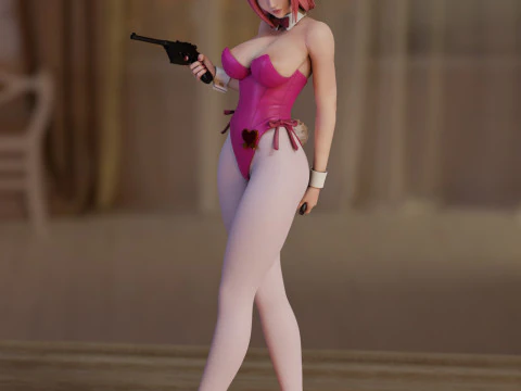 칼렌 버니 3D 프린트 모델