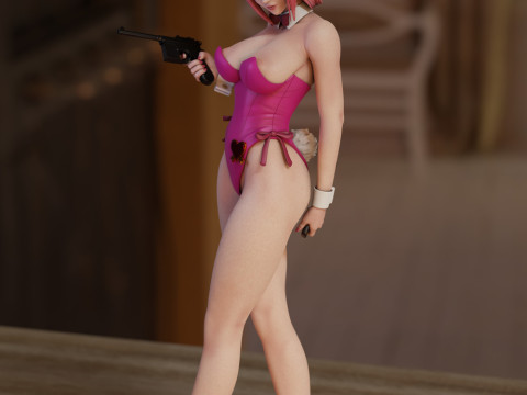 Kallen Bunny Modèles 3D en vedette