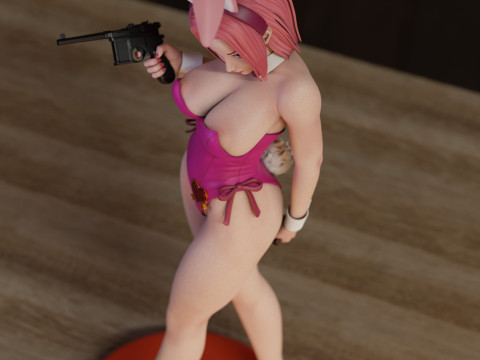 Kallen Bunny Modèles 3D en vedette
