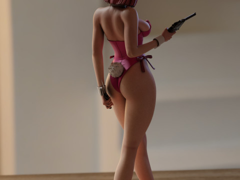 Kallen Bunny Modèles 3D en vedette
