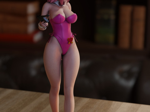Kallen Bunny Modèles 3D en vedette