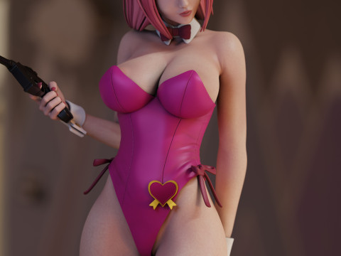 Kallen Bunny Modèles 3D en vedette