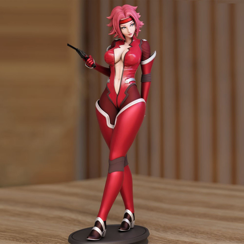 Kallen - Code Geass 3D प्रिंट मॉडल .c4d .max .obj .3ds .fbx .stl .blend